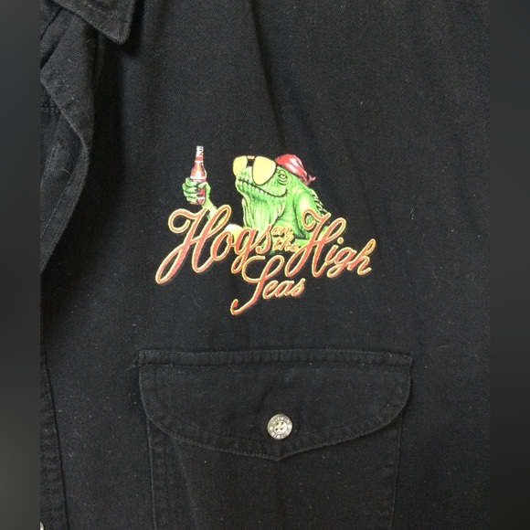 Vintage’Hogs on the High Seas’ shirt.   XL - Picture 2 of 7